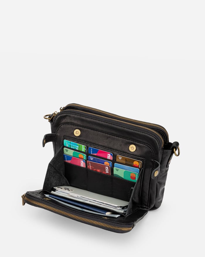 Bonnie - Sleek Three-Layer Crossbody Bag