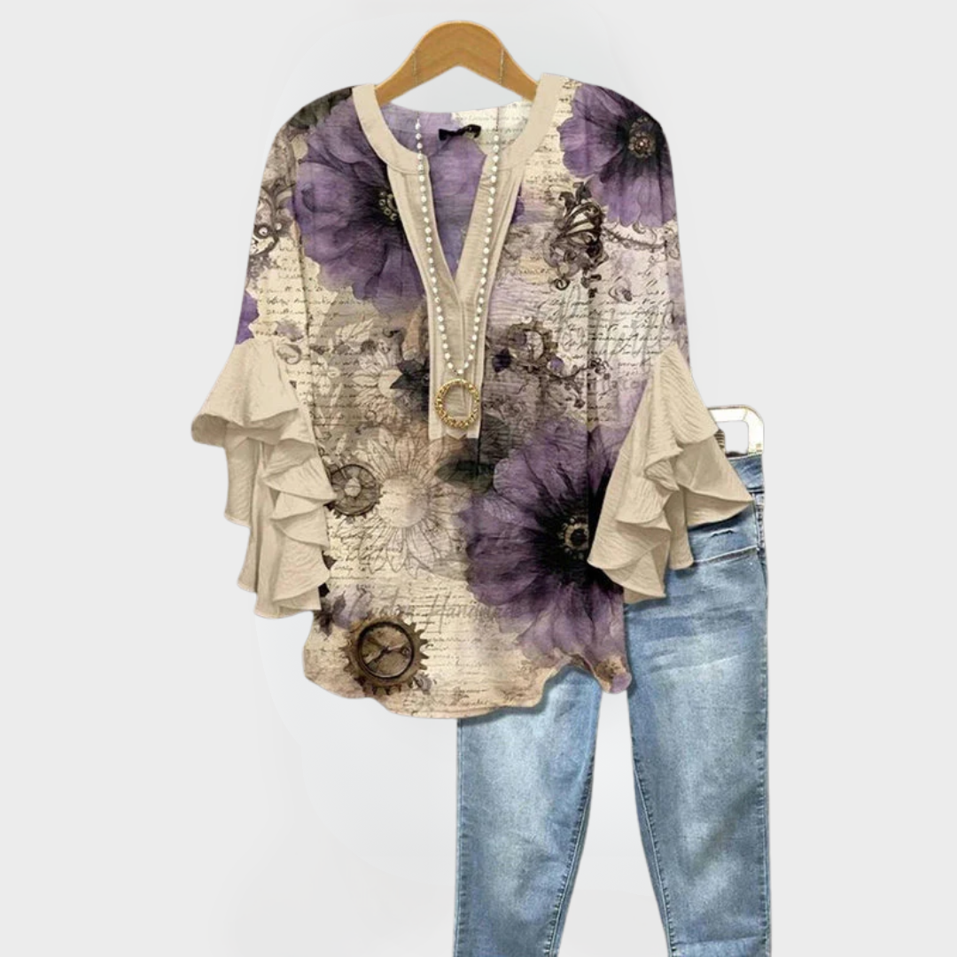 Ginevra™ | Vintage Print Top
