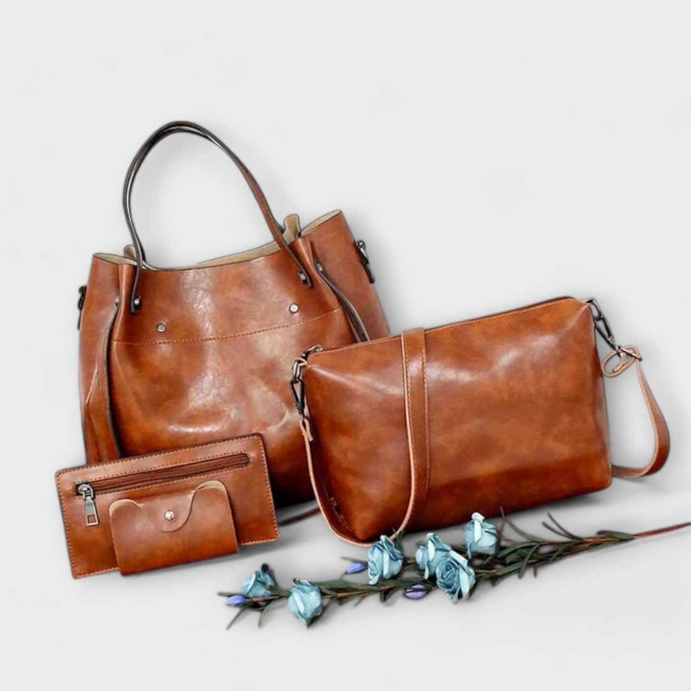 Sylvia - 4-Piece Vintage Bag Set