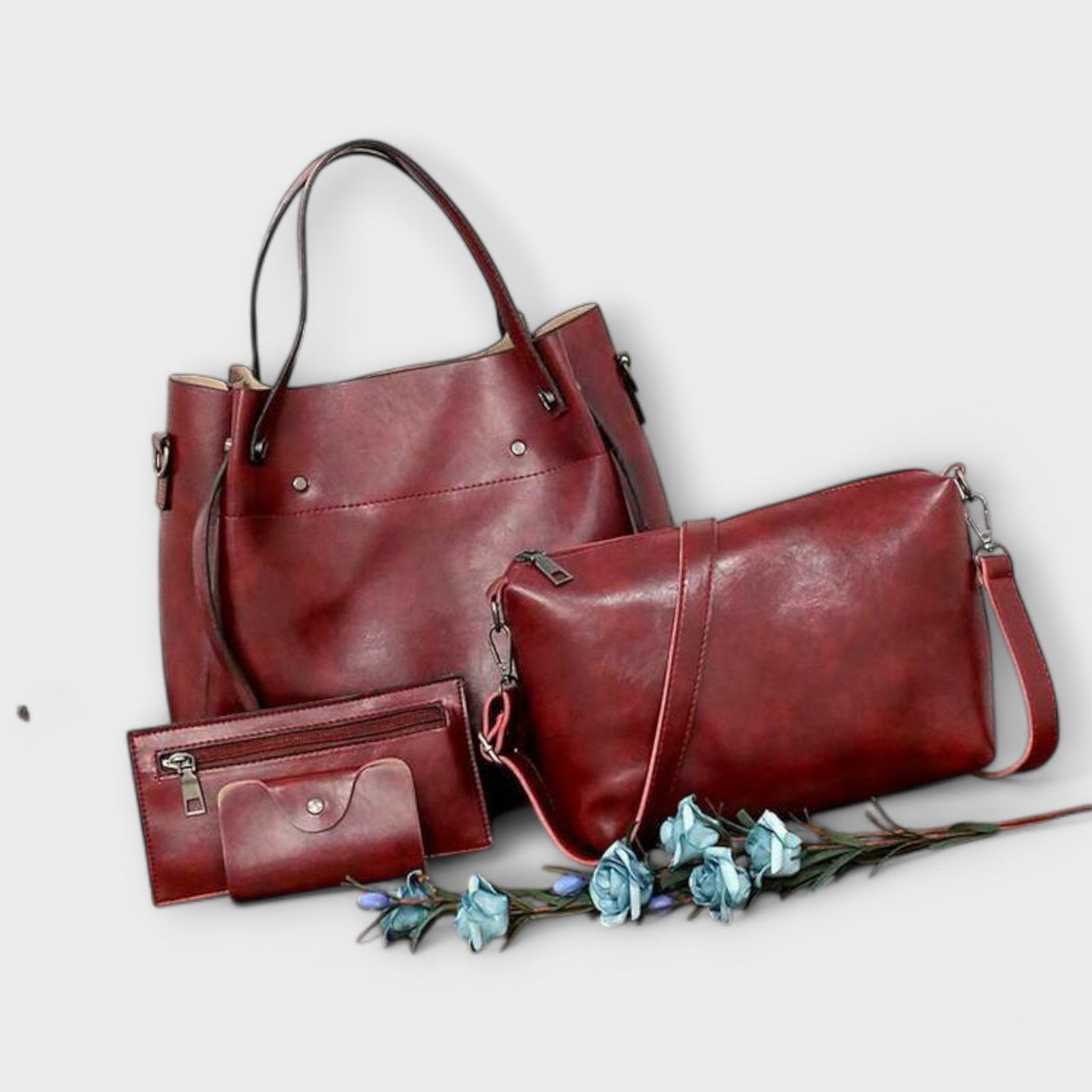 Sylvia - 4-Piece Vintage Bag Set