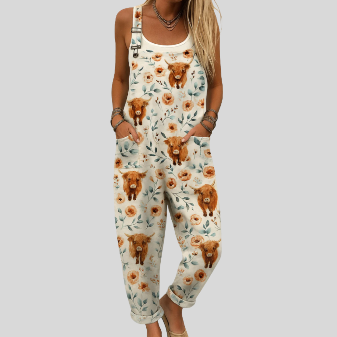 Alix | vintage wide leg jumpsuit