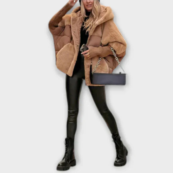Ava - puffer jacket with teddy mix