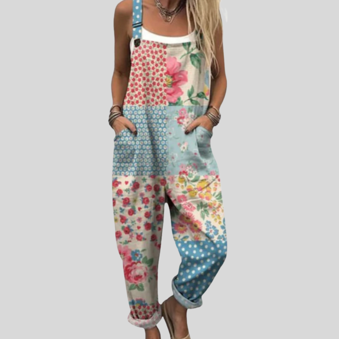 Féline |vintage wide leg jumpsuit