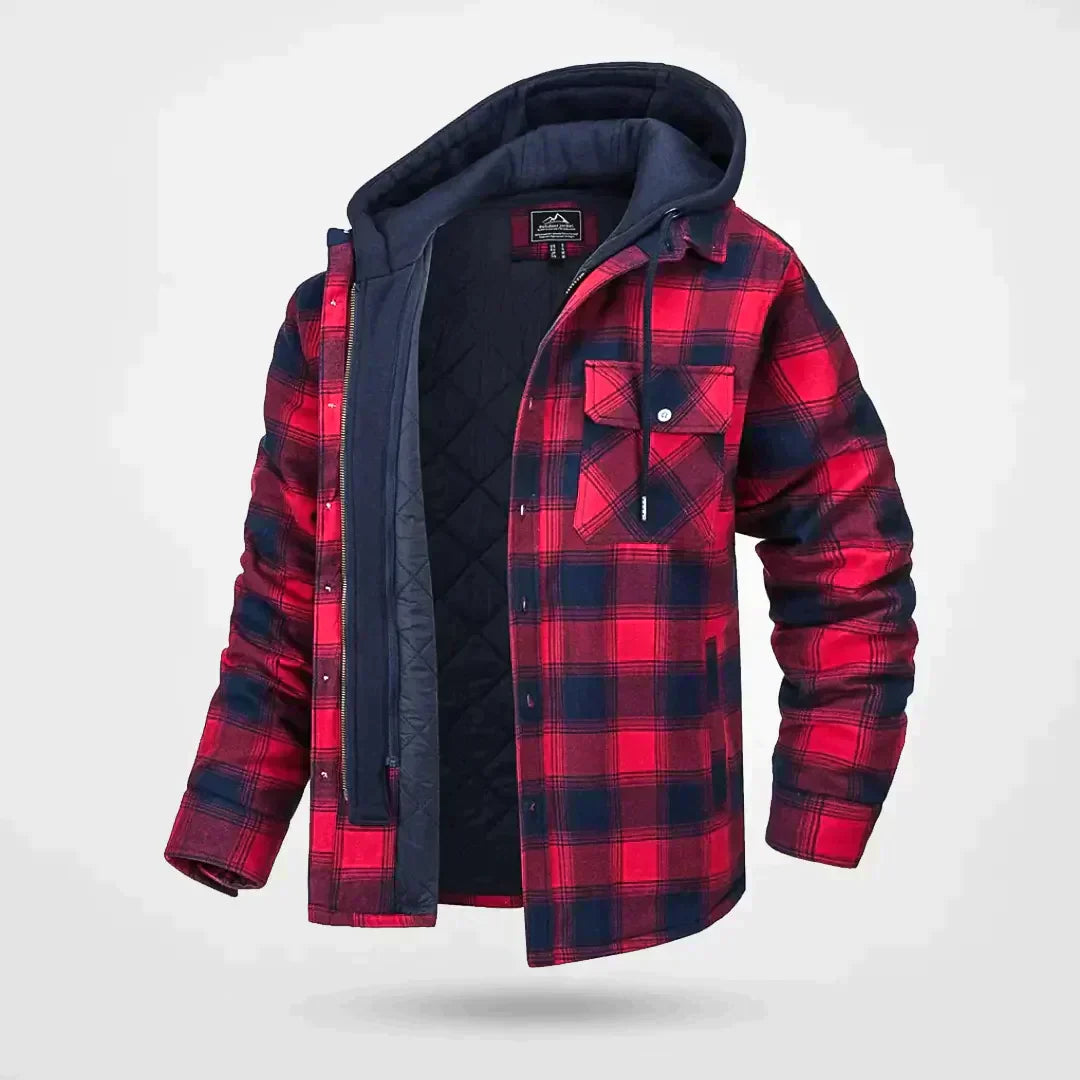 Brooks™ | Hooded Button-Down Jacket