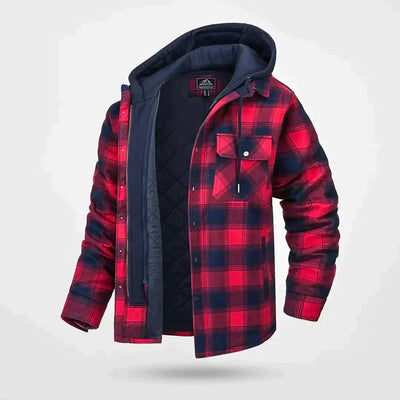 Brooks™ | Hooded Button-Down Jacket