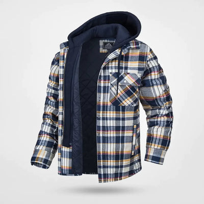 Brooks™ | Hooded Button-Down Jacket