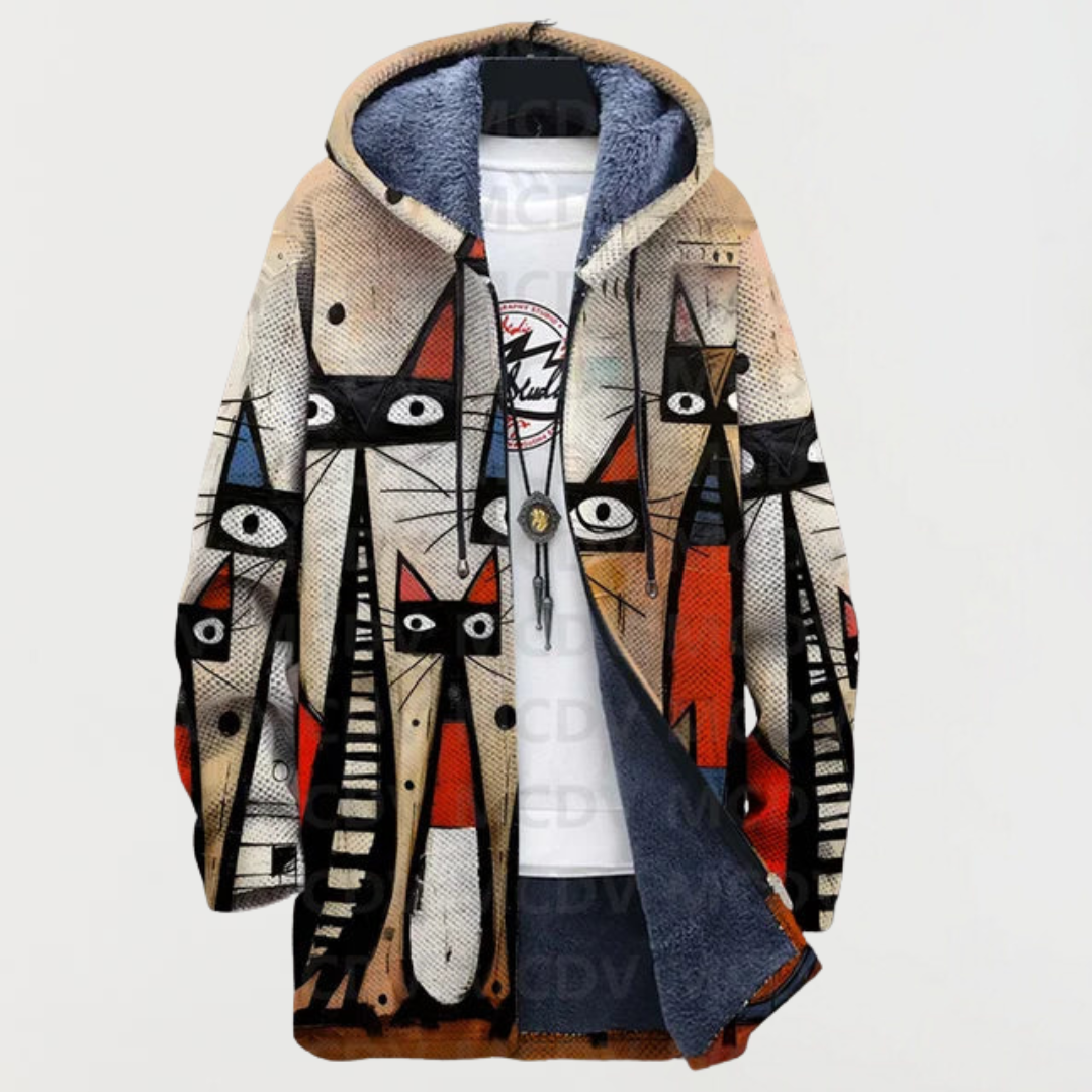 Cleo | Abstract Cat Jacket