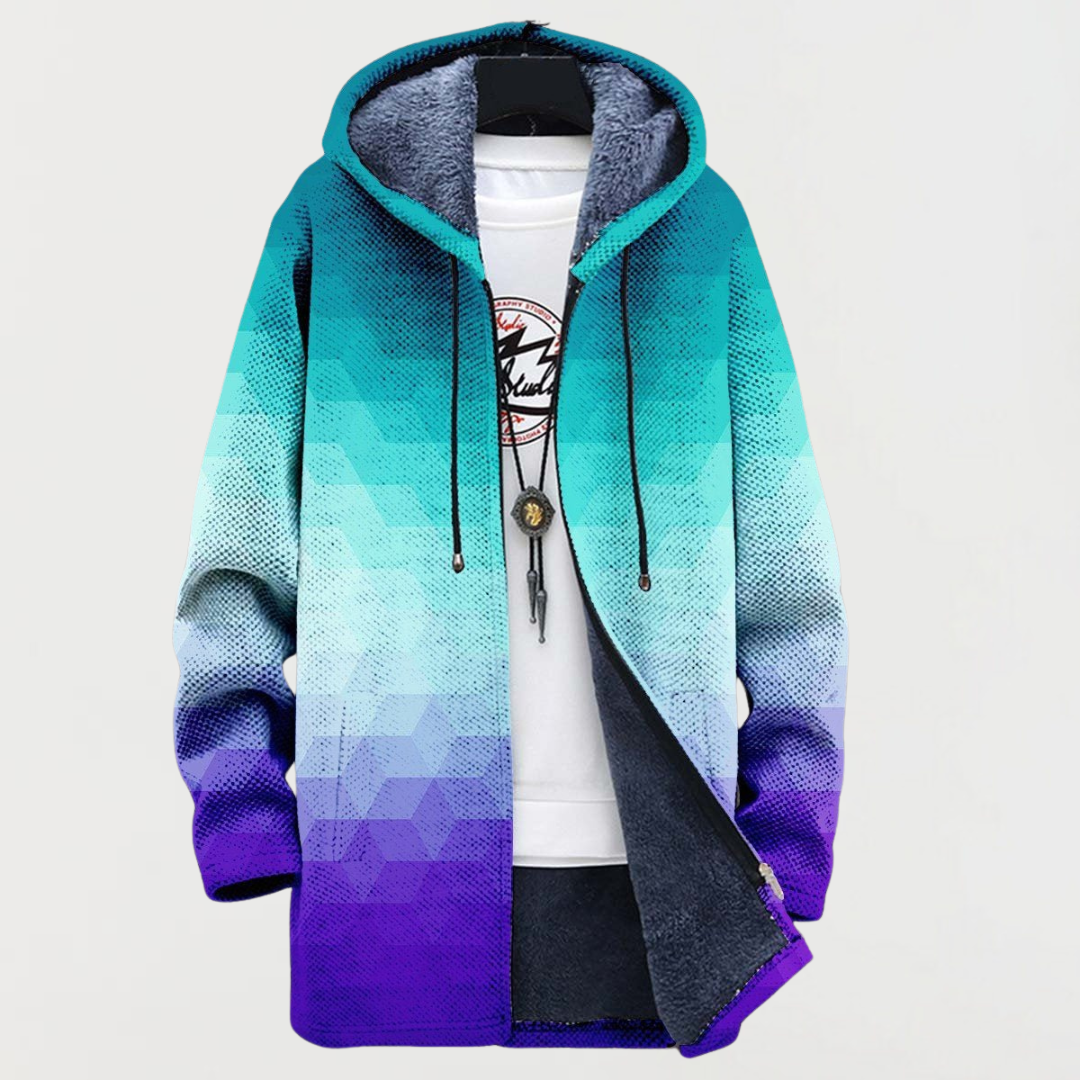Ava | Gradient Hexagon Jacket