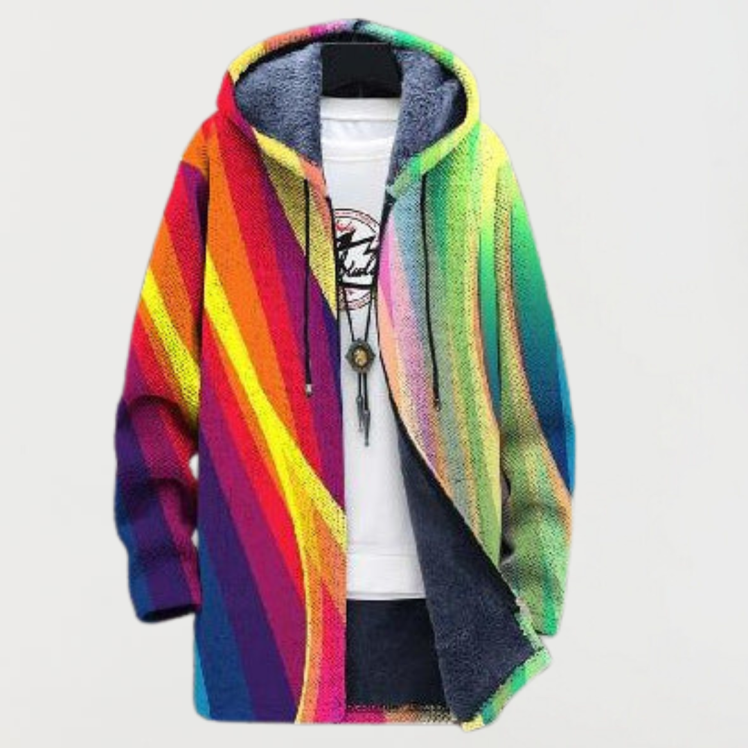 Iris | Rainbow Stripes Jacket