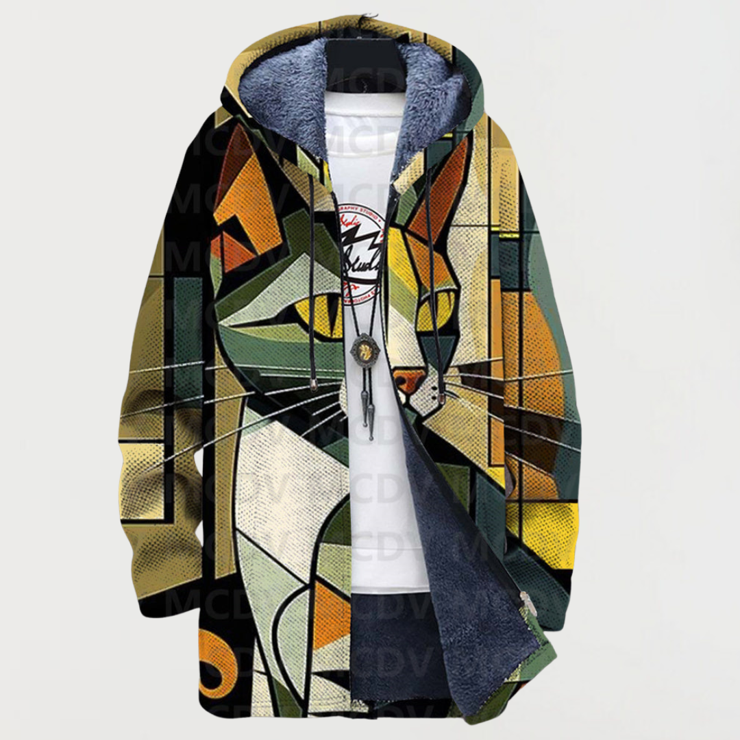 Luna | Geometric Cat Jacket