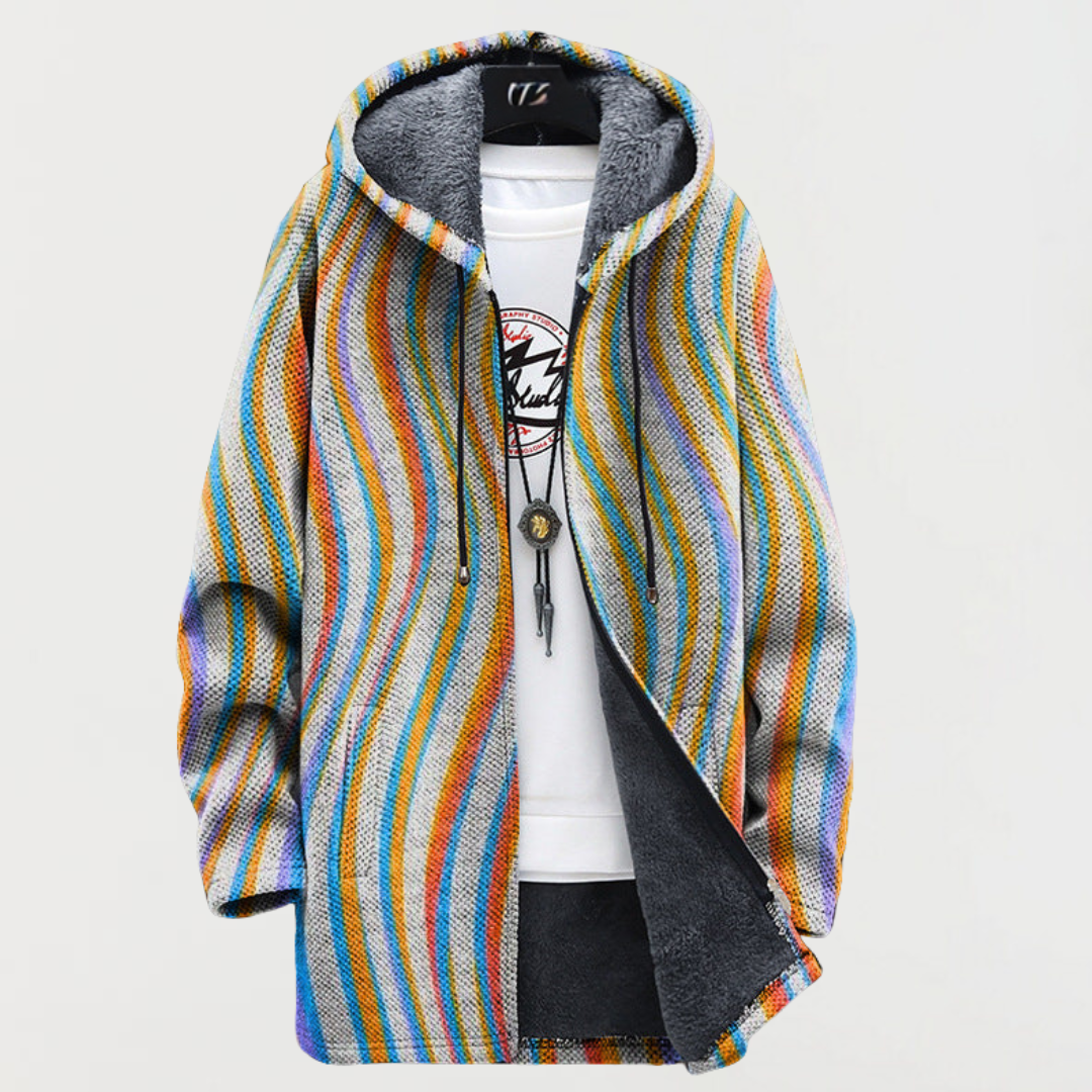 Maya | Swirl Stripe Jacket