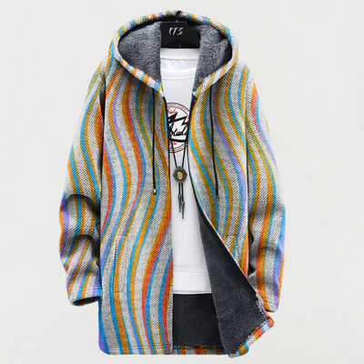 Maya | Swirl Stripe Jacket