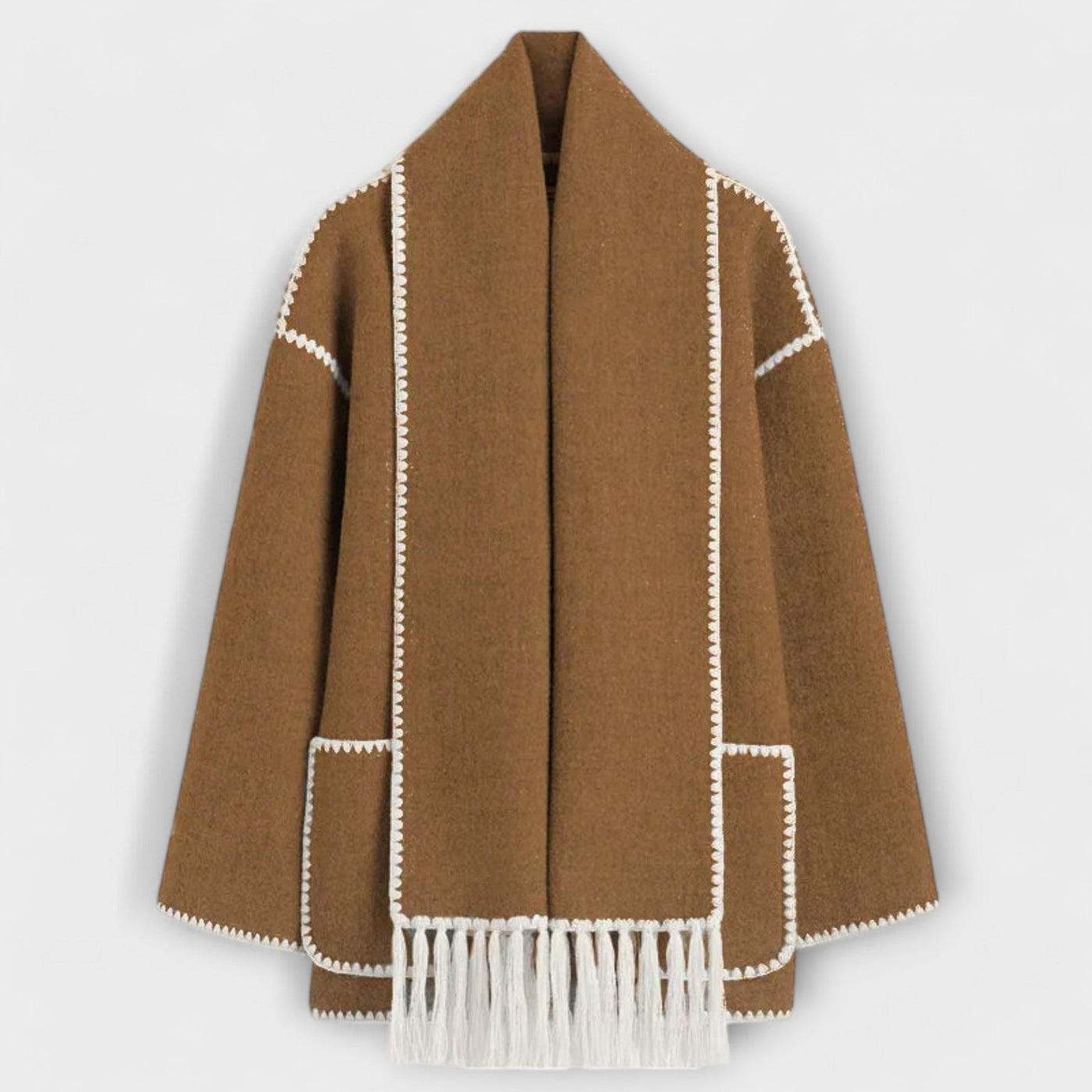Chanel - Stylish Scarf Coat