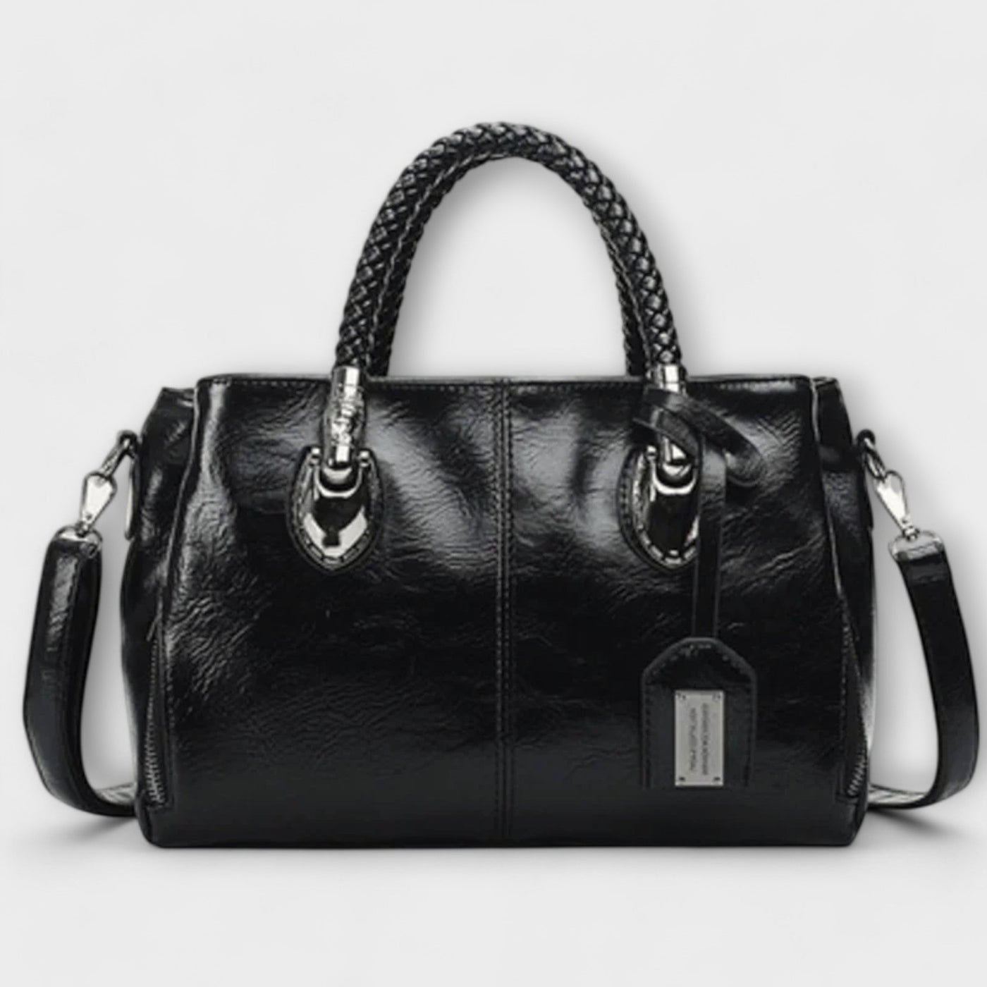 Sheila - Elegant Leather Duffel Bag