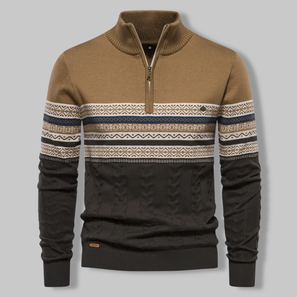 HARRISON | QUARTER ZIP SWEATER