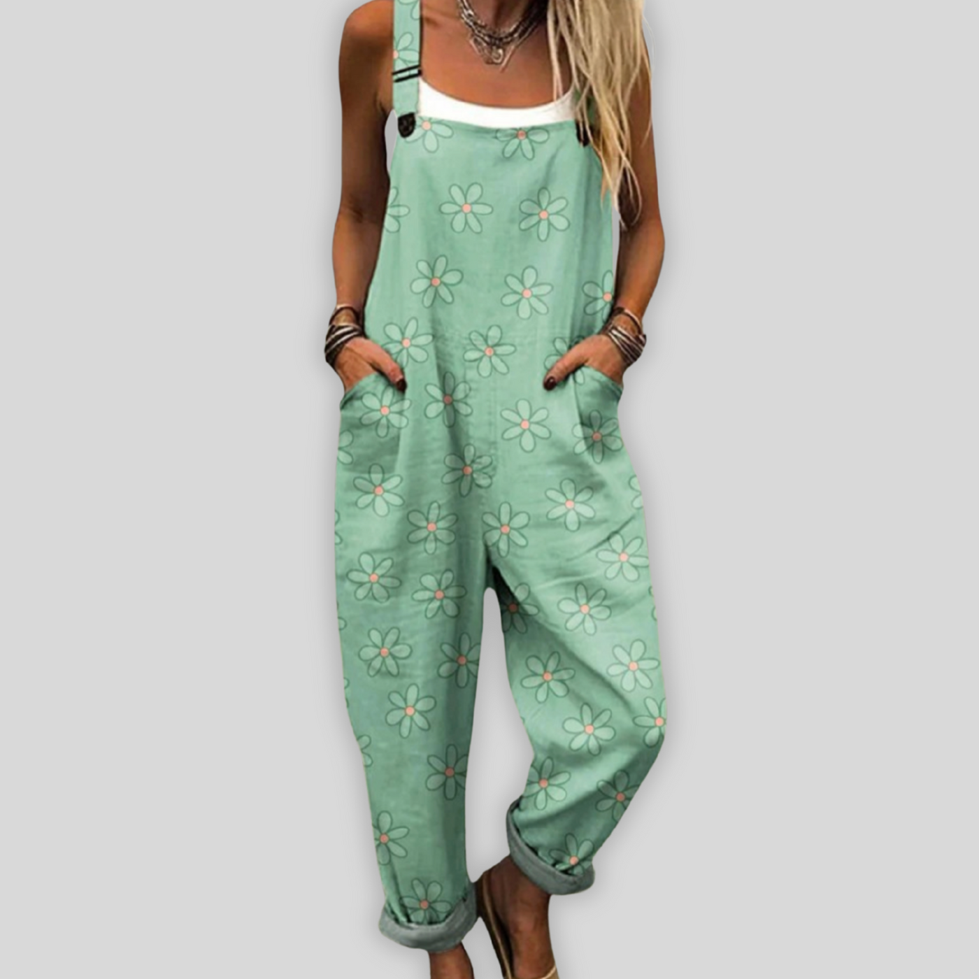 Anna™ | vintage wide leg jumpsuit