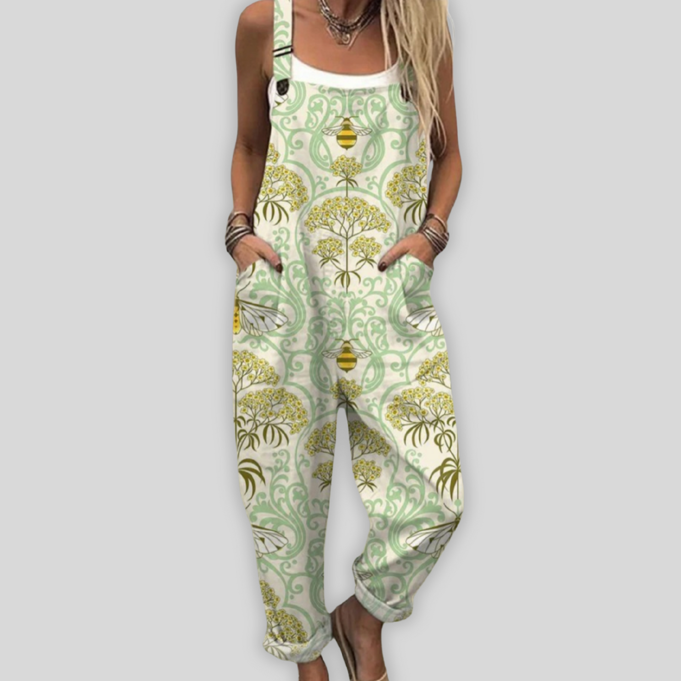 Nova™ |vintage wide leg jumpsuit