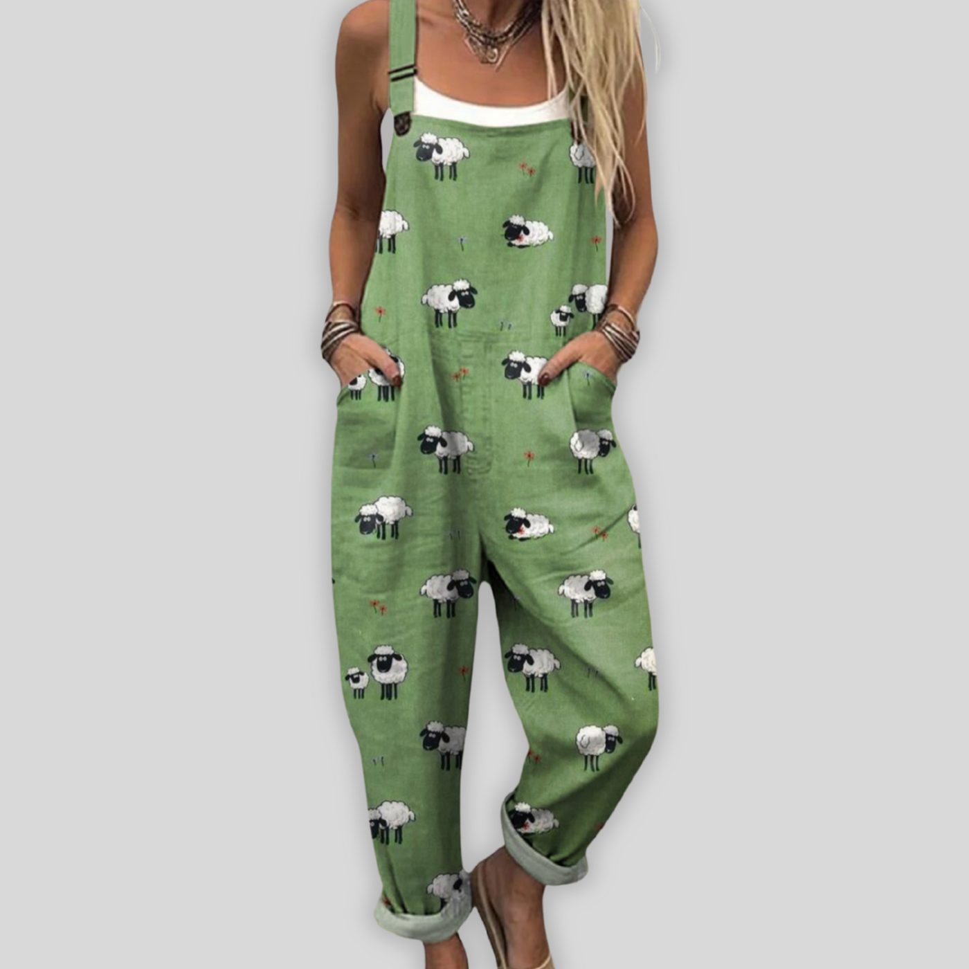 Lotte™ | vintage wide leg jumpsuit