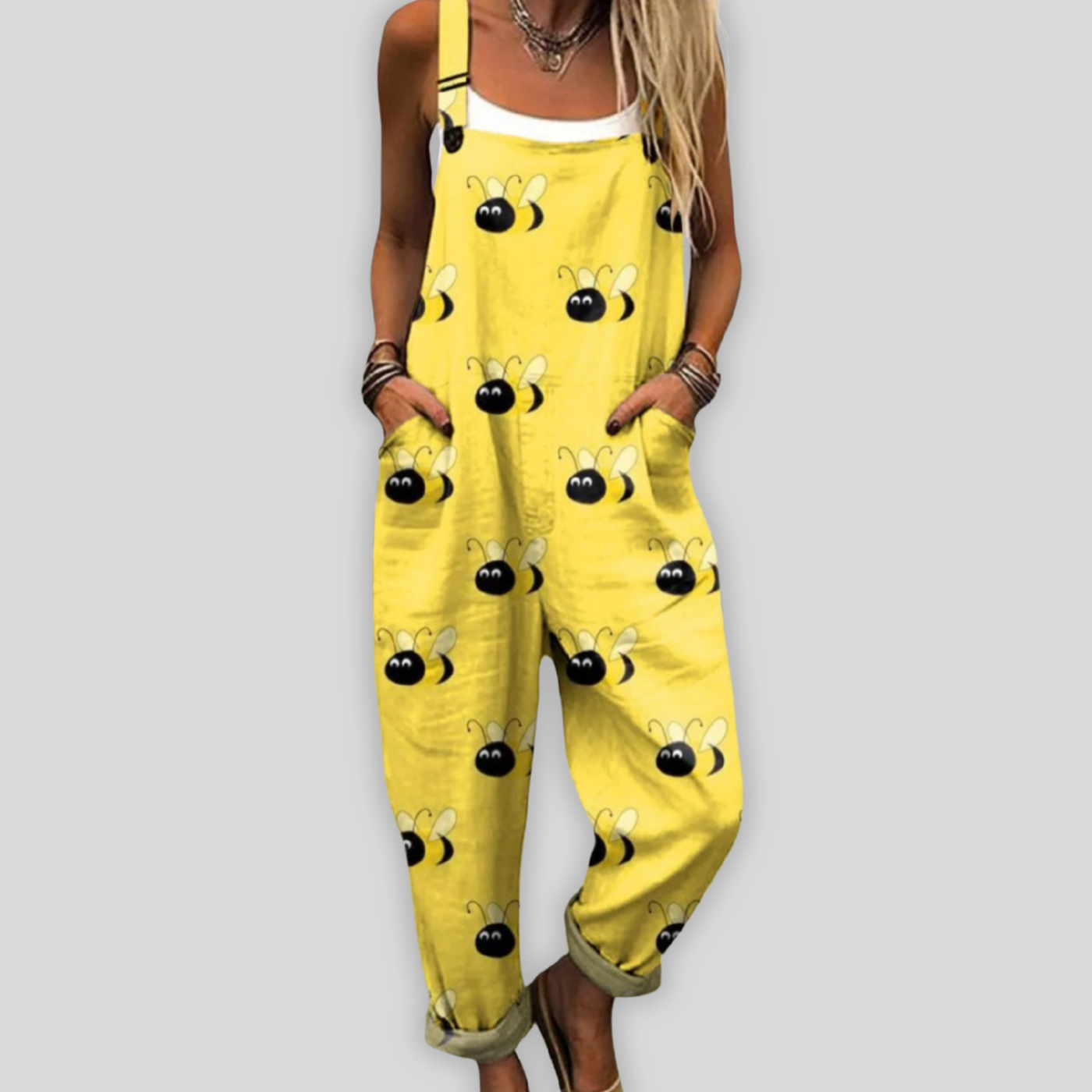 Yara™ | vintage wide leg jumpsuit