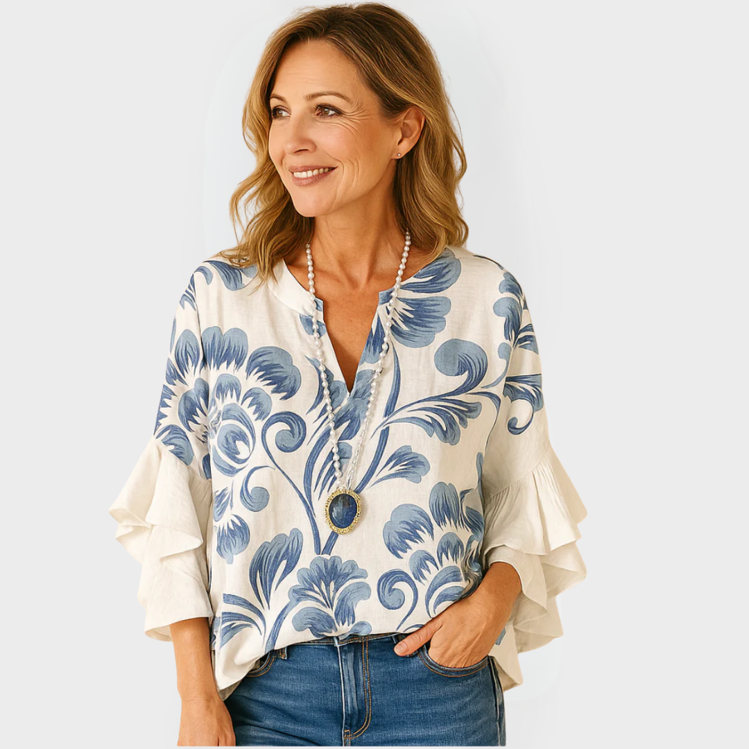 Pura™ | Vintage Print Top