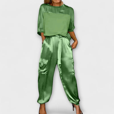 Satin Two-Piece Set