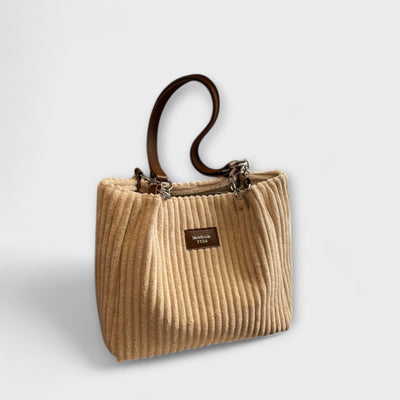 Paula - Soft Cord Shoulder Bag