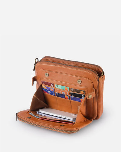 Bonnie - Sleek Three-Layer Crossbody Bag