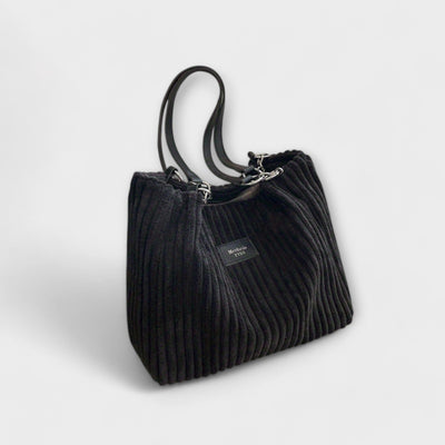 Paula - Soft Cord Shoulder Bag